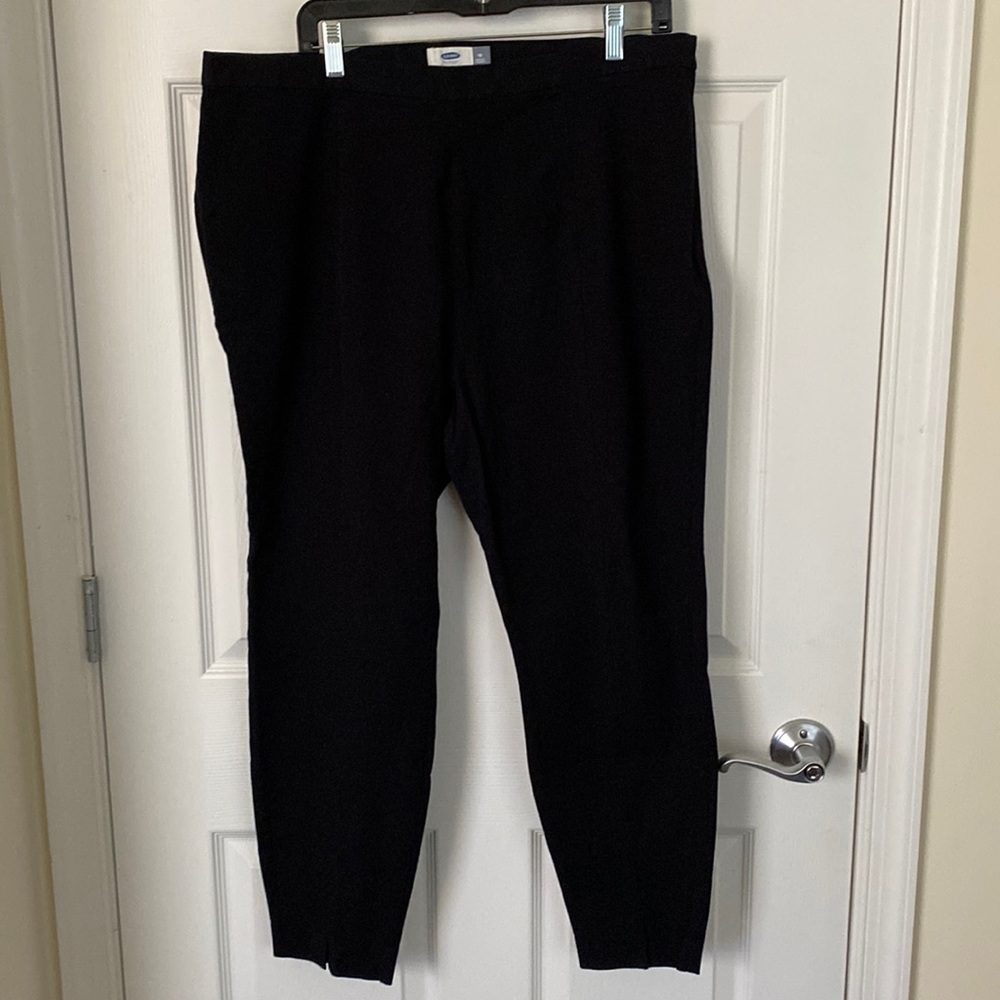 Old Navy Cotton Work Pant with Side Zip and Pintuck Women’s Size 18